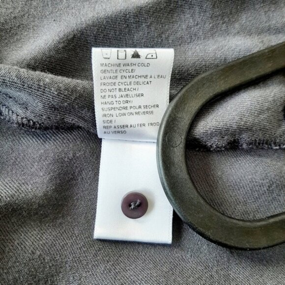 GENTLE FAWN Boho Tonal Embroidered Crewneck Tank Top Gray Sz S - Picture 15 of 15